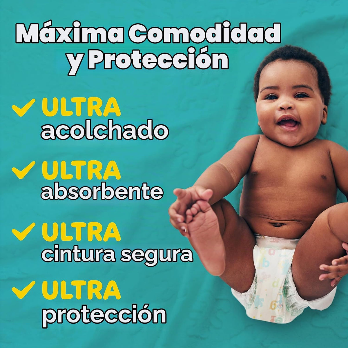 Pampers Baby-Dry - Pañales desechables, talla 1, 120 unidades