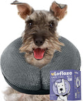 USADO-Loflaze Collar Inflable Suave para Perro | Alternativa al Cono Post Cirugia | Collar Tipo Dona para Perros y Gatos, Gris, Talla M+