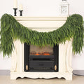 Guirnalda Navideña Norfolk Pine 9FT – Set de 2 Piezas | Decoración Artificial para Interiores y Exteriores