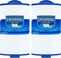 Filtro Cryspool® 06012 compatible con 6CH-402, PMA40L-F2M, X268543, Master Spas Twilight X268365, X26851, X268514, cartucho de filtro para spa de 40 pies cuadrados (paquete de 2) 