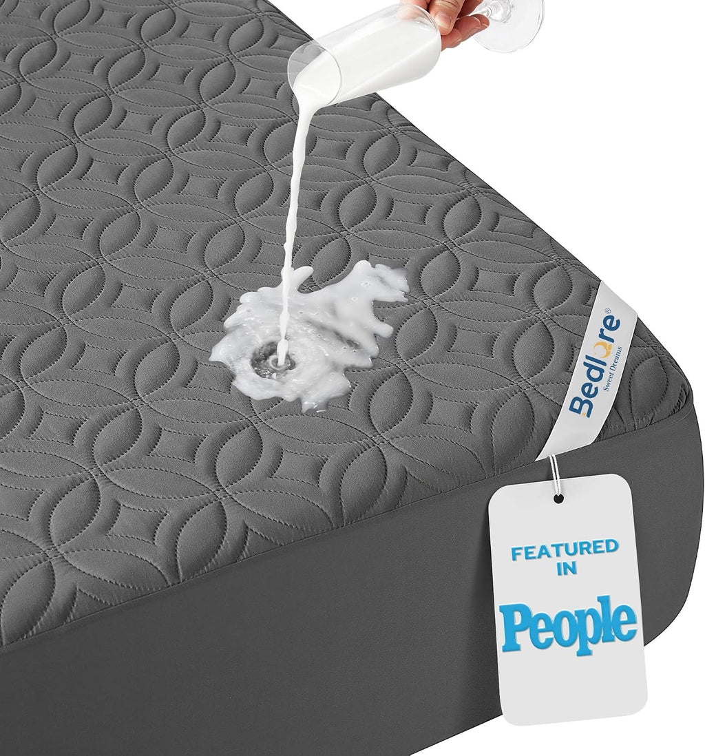 Protector de colchón impermeable BEDLORE, tamaño matrimonial