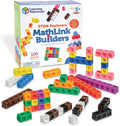 Learning Resources STEM Explorers MathLink Builders 100 Piezas – Juego Matemático para Niños +5 Años