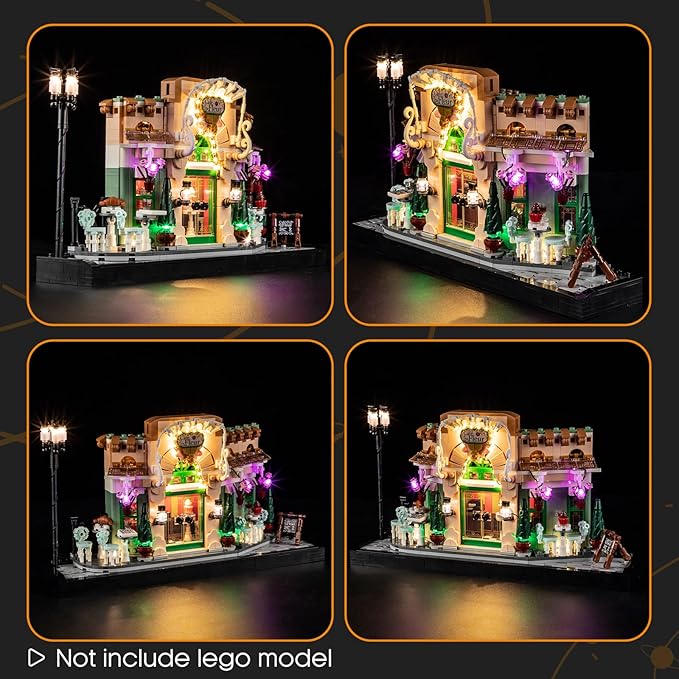 Light para Lego-10362 French Café - Kit de iluminación LED compatible con el modelo de bloques de construcción Lego, no incluye el juego de modelos