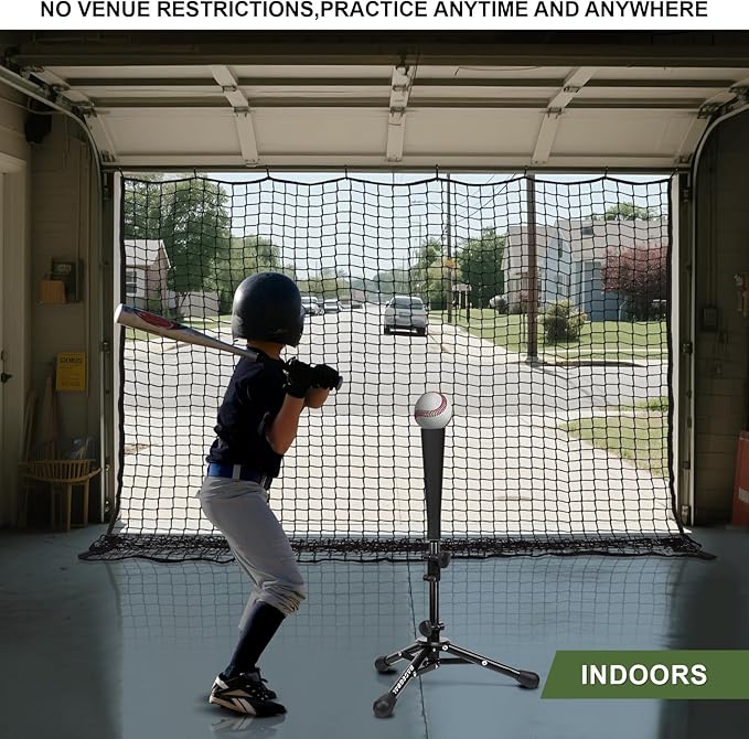Red de Práctica Deportiva BaseGoal 10x30 Pies — Béisbol, Softball, Hockey, Fútbol y Más, Resistente y DIY