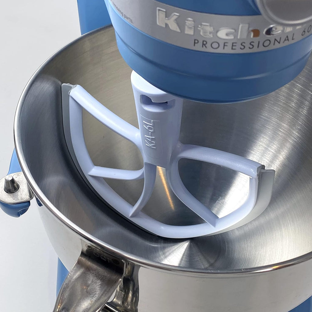 Nueva pala batidora original Metro KA-6L compatible con batidoras KitchenAid de 6 cuartos con elevador de tazón