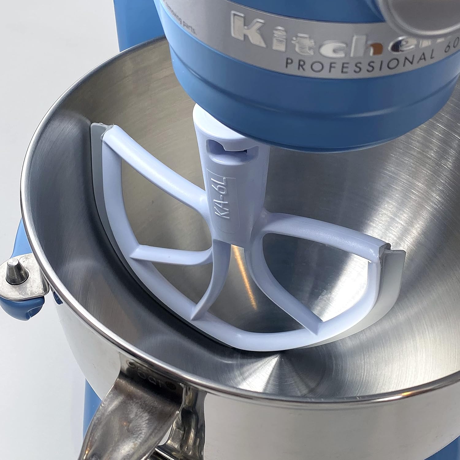 Nueva pala batidora original Metro KA-6L compatible con batidoras KitchenAid de 6 cuartos con elevador de tazón
