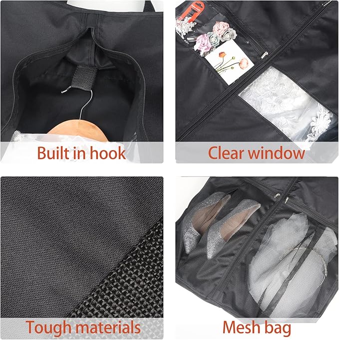 Bolsa de Ropa para Vestido de Novia Zilink | Almacenamiento y Viaje | Material PEVA