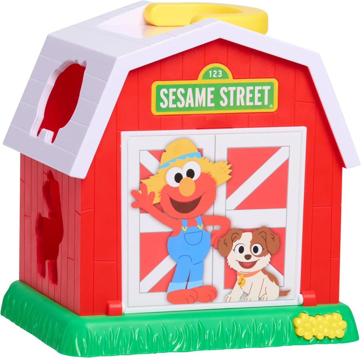 Sesame Street Granero Aprende y Ordena de Elmo | Con Música y Sonidos, 6 Piezas | Enseña Formas para Niños 2+