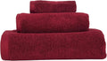 Juego de toallas turcas Lincoln & Palm de 3 piezas, gruesas, suaves y afelpadas, de 700 GSM, calidad para spa y hotel, con infusión de plata SILVERbac | Baño 58x30, Manos 30x16, Toallita facial 13x13 (Juego de toallas de 3 piezas, rojo intenso)