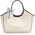 Bolsa de Mano Casual para Mujer – Grande, Tejida, Ideal para Playa, Viaje y Trabajo