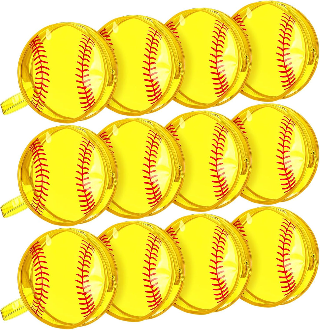 Solo 11 Piezas | Neceseres de Softball Reginary para Maquillaje | Bolsas PVC Transparentes Impermeables con Cierre