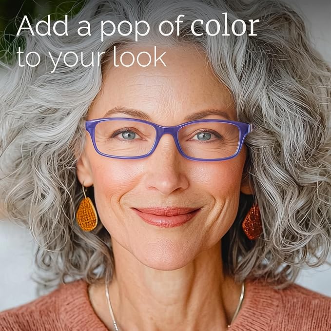 Gaoye Gafas de lectura 2.0 para mujer, paquete de 6 lectores de moda, lentes de ojos con bisagra de resorte, anteojos de lectura de luz azul