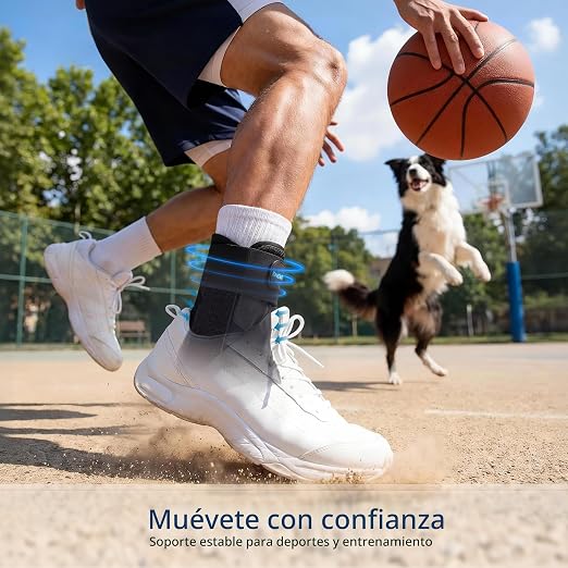 Tobillera con cordones para mujeres y hombres, soporte de tobillo para esguince de tobillo, estabilizador de tobillo para Aquiles, tendón, esguince, recuperación de lesiones, deportes, correr