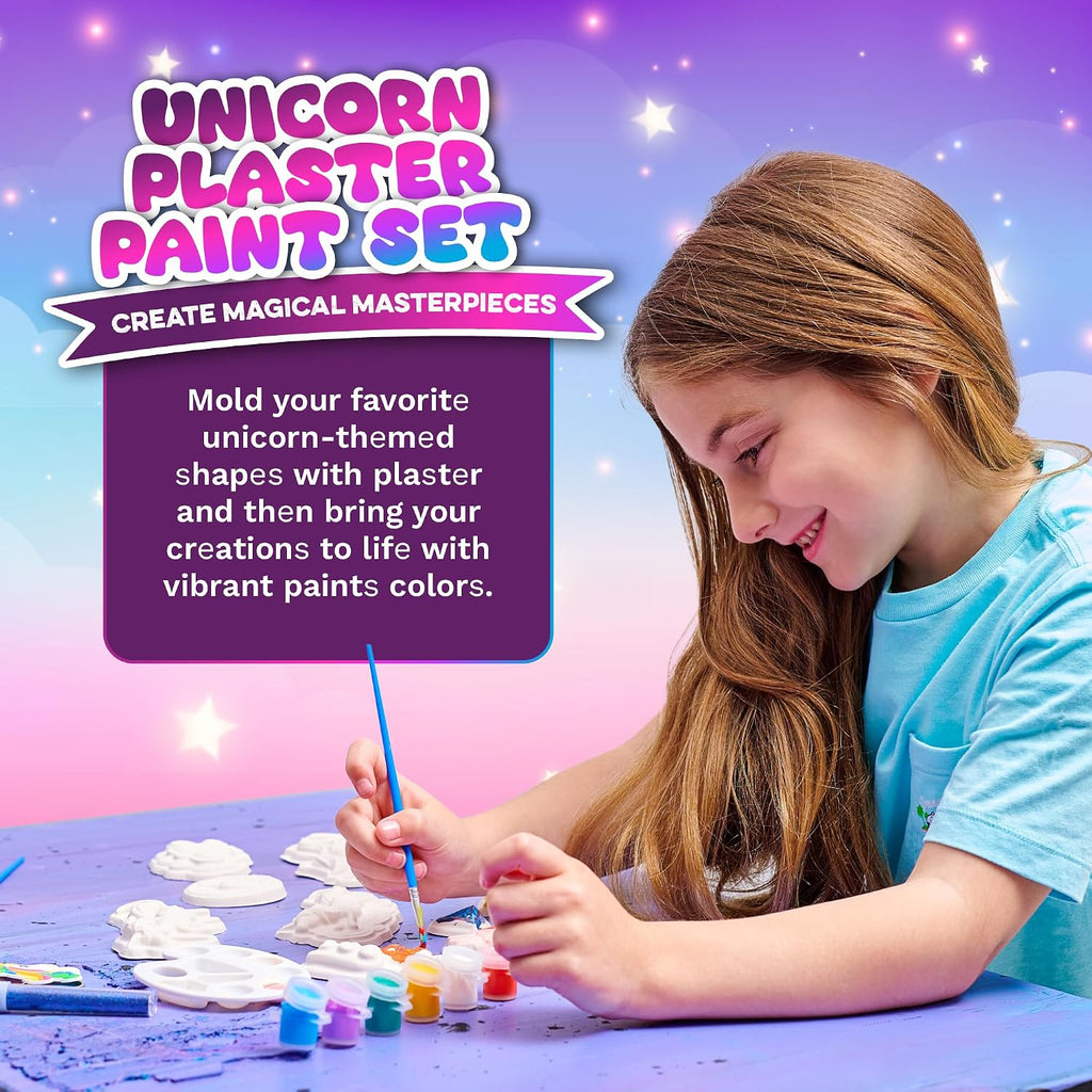 Juguetes de unicornios Greenbo para niñas de 4 a 6 años: incluye regalos multifuncionales de unicornio, kit de pintura para manualidades y vestido de unicornio. Regalos de cumpleaños divertidos y atractivos para niñas de 3, 4, 5, 6 años en adelante.