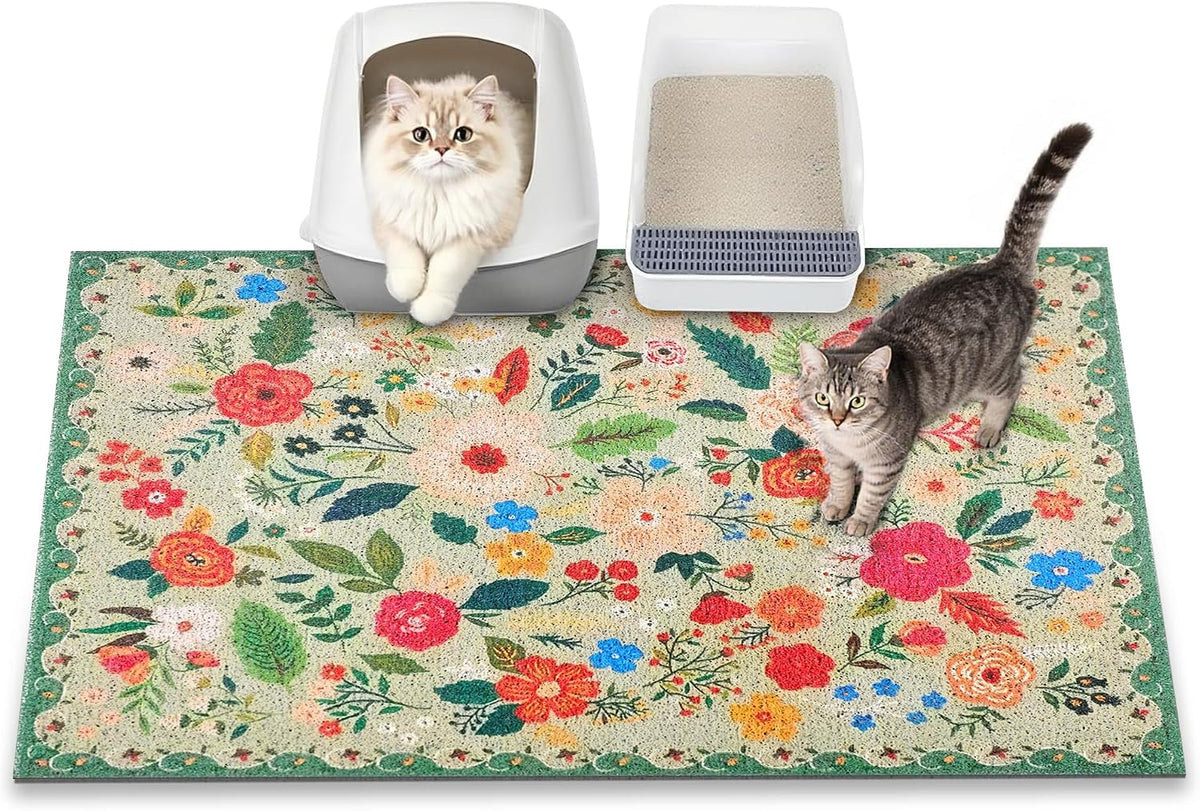 YOSEPATI Alfombrilla para arenero 89 x 58 cm, antideslizante