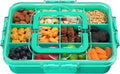 Snackle Box - Contenedor para niños, ajustable, 12 compartimentos
