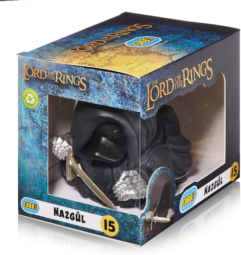Figura coleccionable de vinilo de pato de goma Nazgûl Ringwraith de TUBBZ, edición en caja - Merchandising oficial de El Señor de los Anillos - Televisión, películas y videojuegos