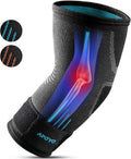 Codo Deportivo APOYO Talla M – Manga de Compresión para Tendinitis, Artritis, Codo de Tenista y Golfista, Hombre y Mujer