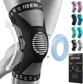 NEENCA Rodilleras para aliviar el dolor de rodilla, rodilleras de compresión con almohadilla de gel para rótula y estabilizadores laterales, soporte de rodilla para levantamiento de pesas, correr