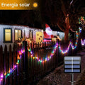 Luces Solares Decorativas ELECGO Multicolor ⚠️ NO INCLUYE ESTACA DE TIERRA — LED Impermeable, 8 Modos, Para Jardín y Festivales