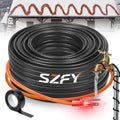 24FT Heat Tape for Water Pipes, -40°F Deicing Cable,Pipe Heating Cables for Roof,Gutter，Farm，Freeze Protetion Heat Trace Cable, Heated Water Hose,Plumbing Fixtures,120V 5W/FT