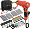 USADO-Soldador de Plástico Allturn 2 en 1 | Kit de Soldadura con Pistola de Grapas en Caliente | Reparación de Parachoques y Plásticos | Patente D970324 (Rojo)
