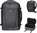 ECOHUB Travel Backpack 18x14x8 Spirit Airlines Personal Item Bag Carry On Backpack 13 Pockets Large Work Casual Daypack for men Airline Approved Waterproof Gym Backpack with Charging Port, Light Grey