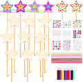 Kit de Varitas de Madera Princesa Estrella Chinco 57 piezas – Manualidades y Fiesta para Niñas