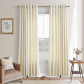 Cortinas extralargas de lino beige de 120 pulgadas de largo para sala de estar, juego de 2 paneles, ojales de anillo bronce, cortinas estilo boho rústico de granja, cortinas semitransparentes de lino sintético texturizado para ventana grande de 10 pies
