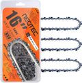 Cadena para motosierra NEO-TEC de 16 pulgadas, paso LP de 3/8", calibre 0.043", 56 eslabones de transmisión, cadena R56, compatible con Milwaukee M18, Dewalt y más.