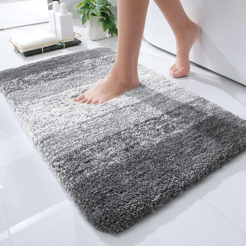 Tapete de Baño OLANLY 24x16 – Suave, Absorbente y Antideslizante