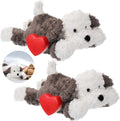 Liliful Peluche de Cachorro con Latido | Paquete de 2 | Juguete de Consuelo para Dormir | Alivia Ansiedad por Separacion | Entrenamiento de Comportamiento