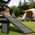 Rampa para Perros de Auto 160x43cm | Plegable para Perros Grandes | Con Superficie Antideslizante | Portátil para SUV, Auto y Camión