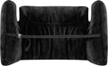 Almohada posmastectomía, almohada de protección de pecho poscirugía para cirugía de reducción de senos con bolsillos delanteros y traseros, funda lavable, color negro