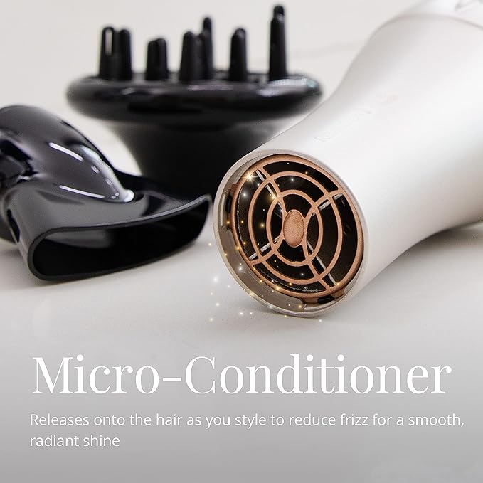 REMINGTON Shine Therapy Argan Oil & Keratin Hair Dryer/Blow Dryer, 5 Heat + 2 Speed Settings, 1875 Watts