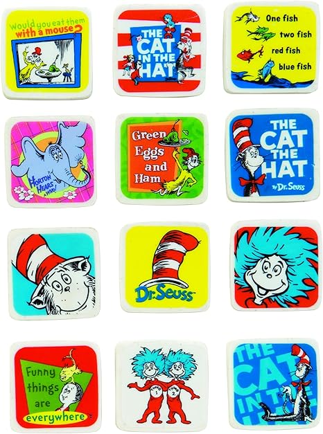 Raymond Geddes Dr. Seuss - Borradores de personajes para niños (paquete de 60)