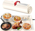 Tapete calentador de alimentos: calentamiento rápido y uniforme de toda la superficie, almohadilla térmica de silicona con 3 ajustes de temperatura para buffets y fiestas, bandeja eléctrica enrollable para calentar alimentos, plato calefactor de cocina