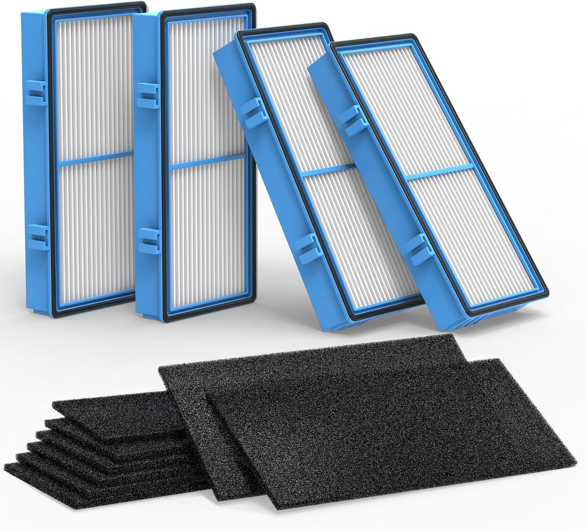 Filtros de repuesto Colorfullife para Holmes AER1, filtro de aire total tipo HEPA, filtro de repuesto para HAPF30AT y HAP242-NUC, 4 filtros HEPA + 8 filtros de refuerzo de carbón.