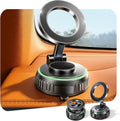 Soporte para teléfono de coche Rorhxia para MagSafe, [Disfruta de comodidad, flexibilidad y estabilidad], soporte magnético plegable para teléfono para salpicadero y parabrisas de tu coche, compatible con iPhone 17/16/15/14/13/12 Pro Max