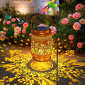 FALTA EL PINCHO DE LA TIERRA -VER SEGUNDA FOTO PARA VER COMO ES EL DISEÑO-Faroles solares para exteriores, decoración de jardín de colibrí, regalos