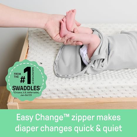 SwaddleMe - Envoltura para cambio fácil de pañal – Talla Chica/Mediana, de 0 a 3 meses, paquete de 3 (abejas pequeñas)