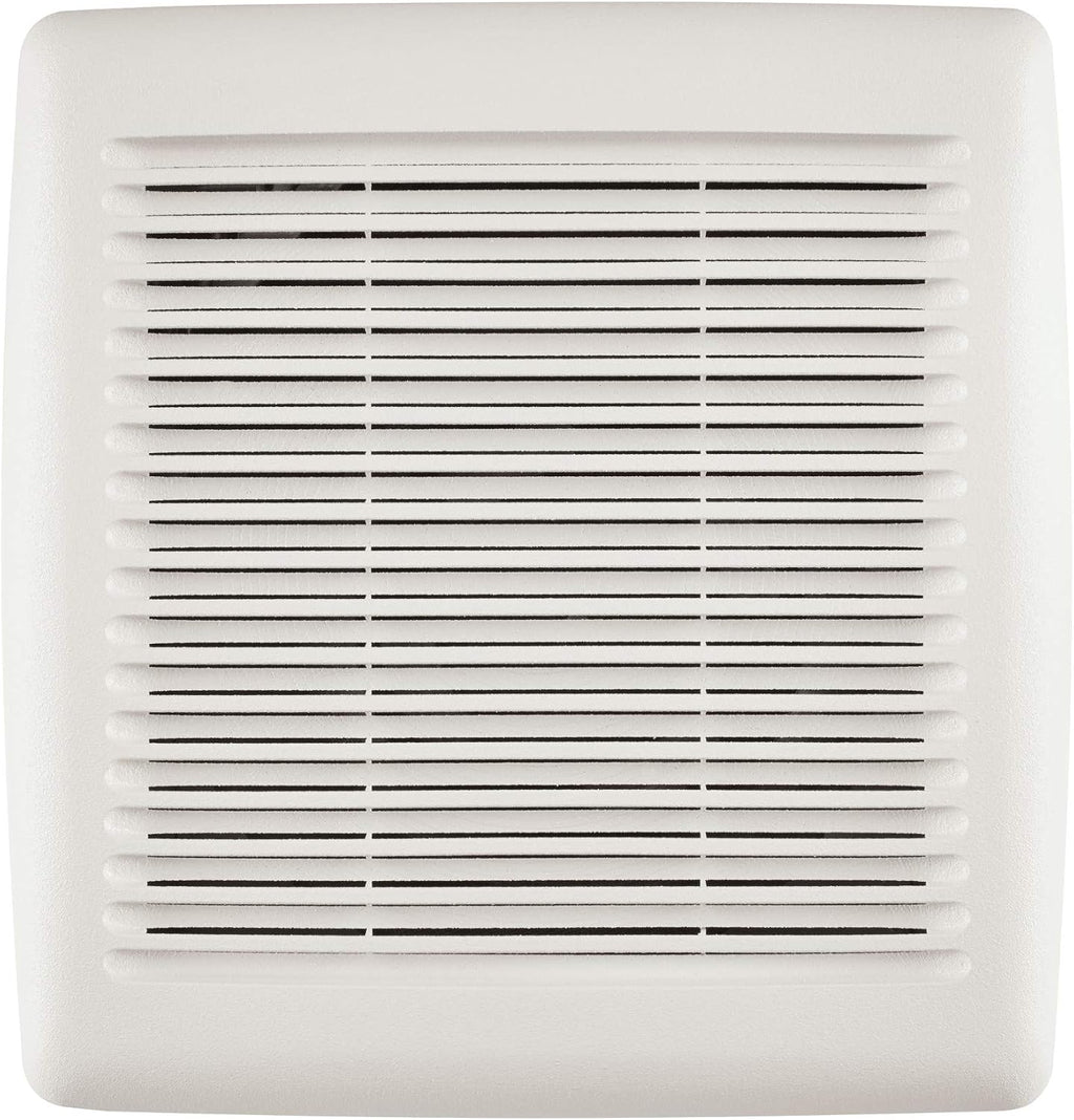 Rejilla de repuesto Broan-NuTone FGR300 para ventilador de baño Roomside Series, fácil instalación, color blanco. Dimensiones de la rejilla: 11-3/8" x 12" x 1".