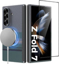Funda BENKS para Samsung Galaxy Z Fold 7 con Protector de Pantalla | Compatible MagSafe | Kevlar | Protección de Bisagra | Antigolpes Magnética | Aurora