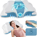 Pain Relief Cervical Pillow for Neck Support,Adjustable Ergonomic Pillow Cozy Sleeping,Odorless Orthopedic Memory Foam Pillows,Contour Bed Pillow for Side Back Stomach Sleeper