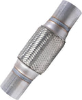 Tubo flexible UNLRAE, tubo flexible de escape de alta resistencia, accesorios para automóviles, tubos de escape flexibles de acero inoxidable, tubo de silenciador universal de repuesto para automóviles (3"x6"/10")