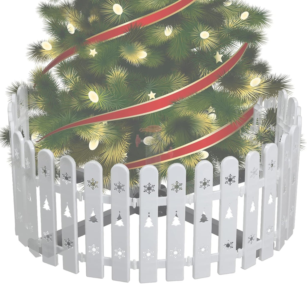 Protector de valla para árbol de Navidad para niños, perros y mascotas (30 unidades) 