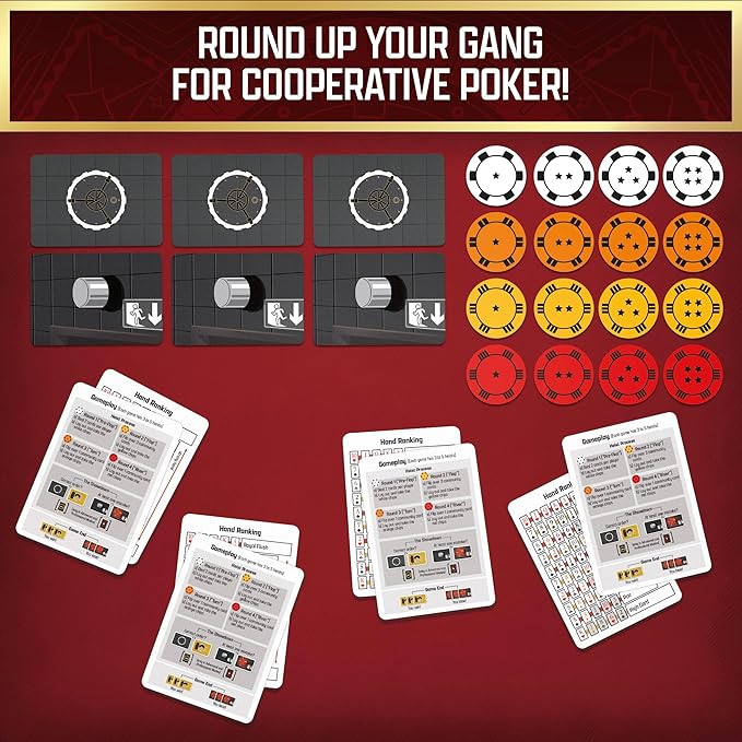 Thames & Kosmos: The Gang - Juego de cartas de póquer cooperativo