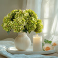 Set de 10 Hortensias Artificiales Bailikang para Centros de Mesa, Ramos y Decoración DIY – Bodas, Hogar, Oficina y Fiestas