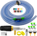 USADO-Boquilla ajustable de largo alcance para hidrolavadora, kit de boquilla de pulverización de inyección descendente de 2 a 2,5 GPM, inyector químico externo con conexión rápida de 1/4", manguera de 15 pies, válvula de cierre y filtro, 2000 a 3000 PSI.