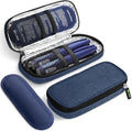 Estuche de viaje para enfriador de insulina AUVON con 2 paquetes de hielo TSA aprobados de 90g, bolsa de enfriamiento aislada para medicamentos diabéticos para guardar inyectores de insulina